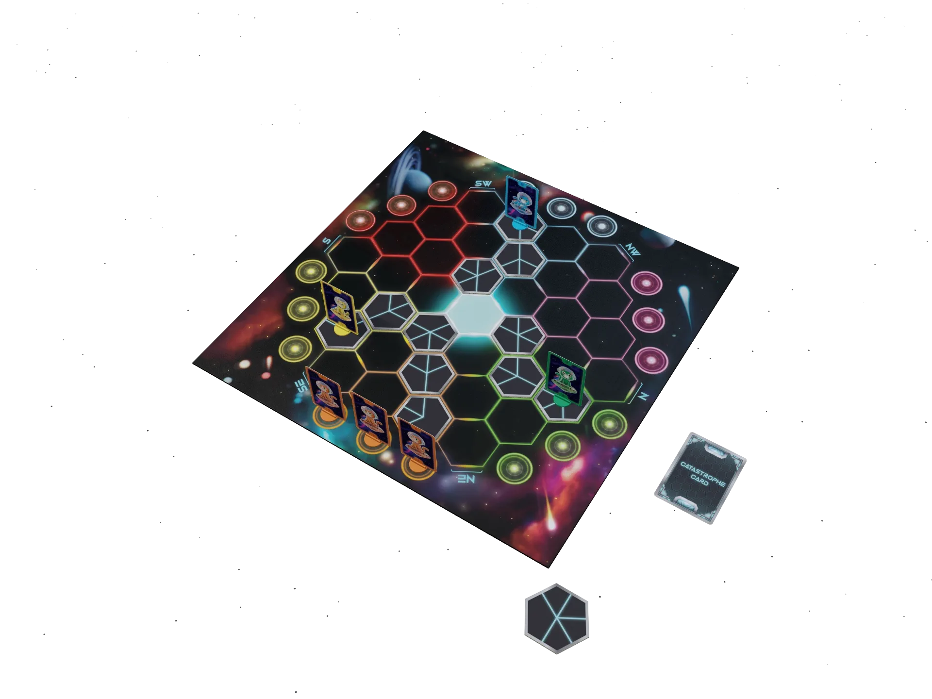 Animated Catastrotree turn showing tile placement, cat movement, and Furrmament Rotation