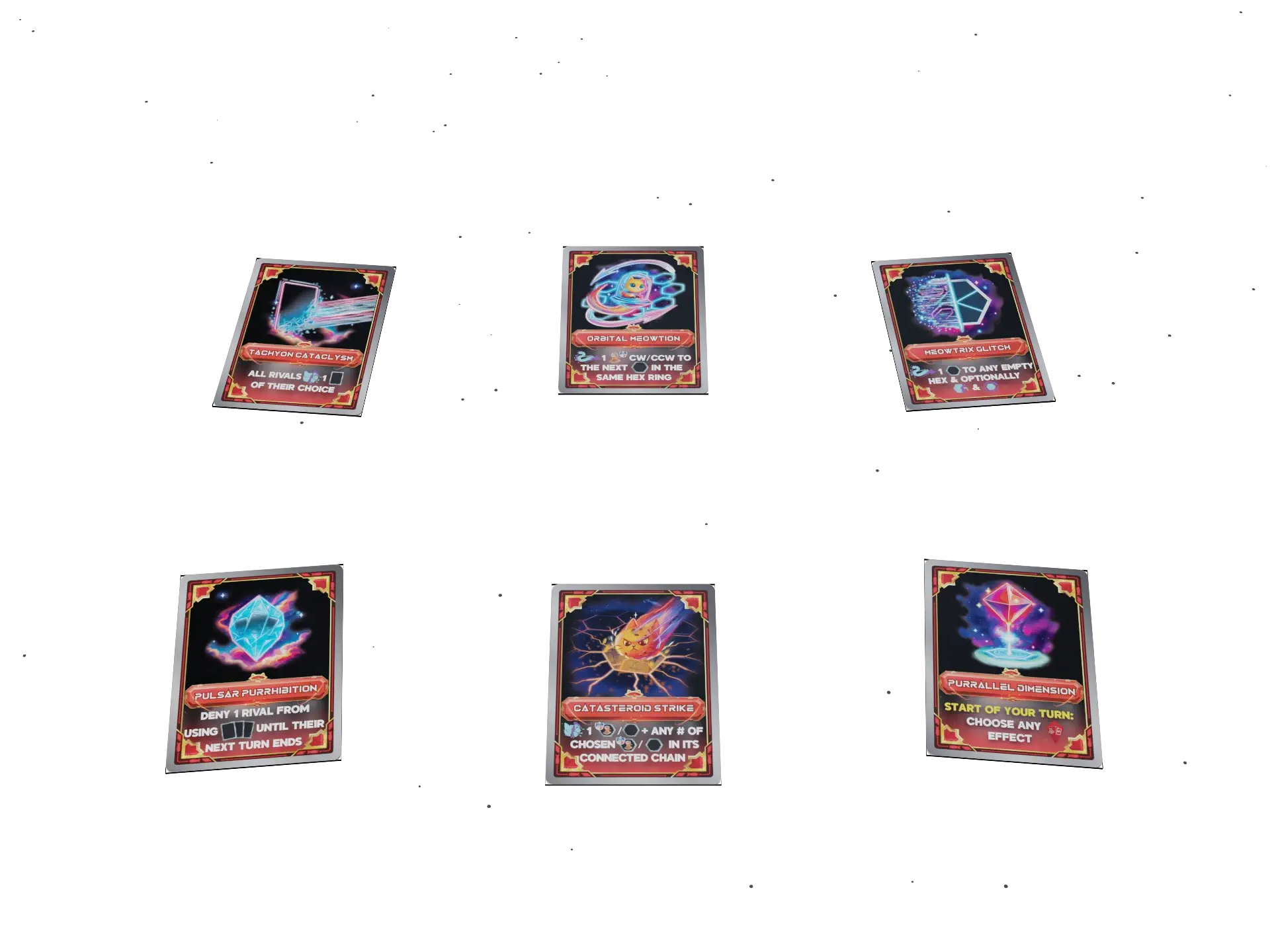 Animated Prismata expansion overview for Mix In New Catastrophe Cards