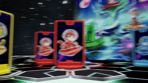 Animated gameplay clip showing a Meteor Impact catastrophe card and projectile impact