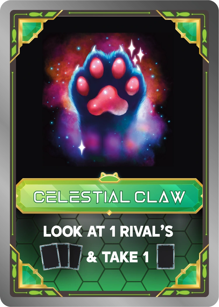 Catastrotree celestial claw - current production artwork